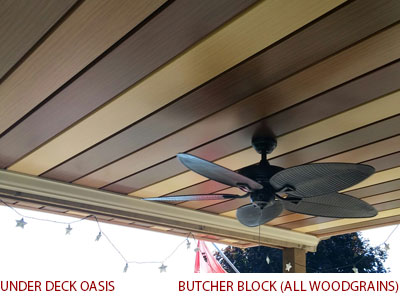 Under Deck Oasis Butcher Block