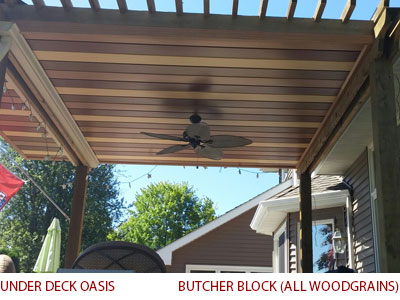 Under Deck Oasis Butcher Block