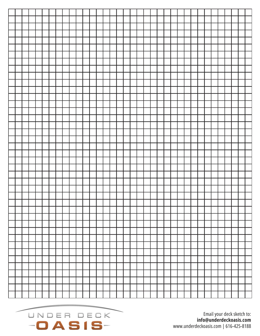 Preview of the printable Under Deck Oasis graph paper