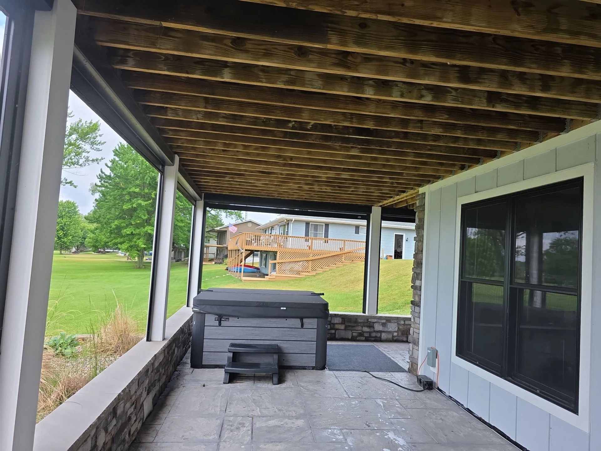 Marcellus under deck area before installation