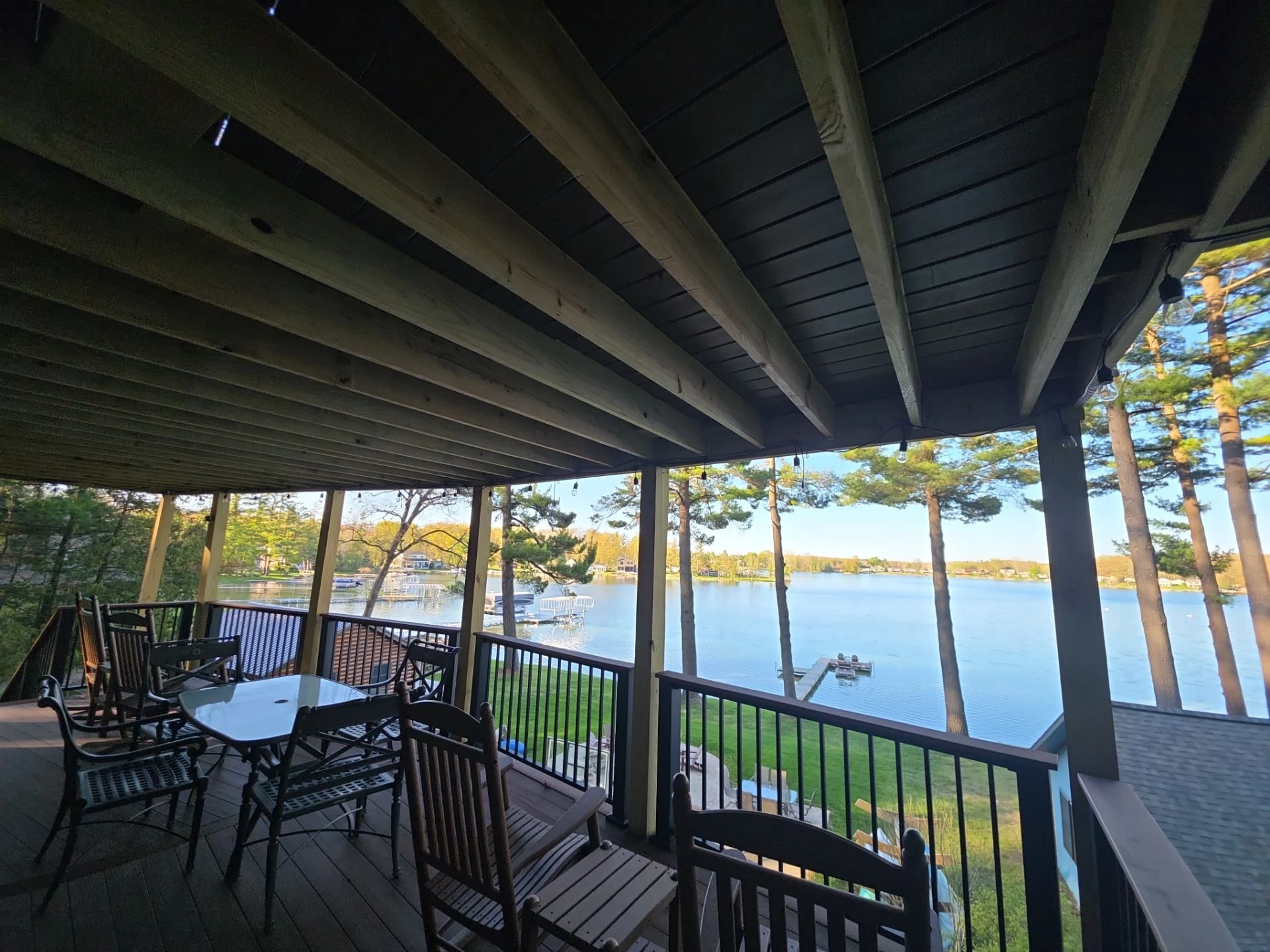 Newaygo under deck area before installation